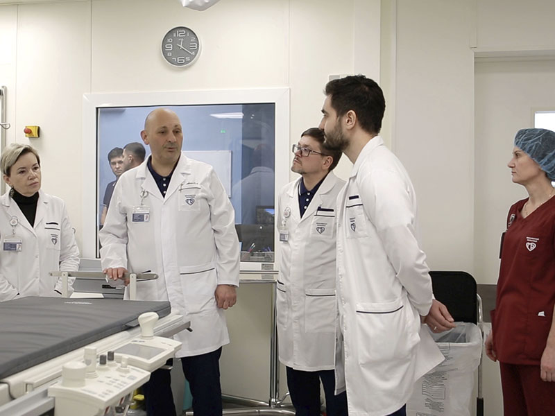 В ГКБ имени В.П. Демихова открыли новую ангиографическую операционную